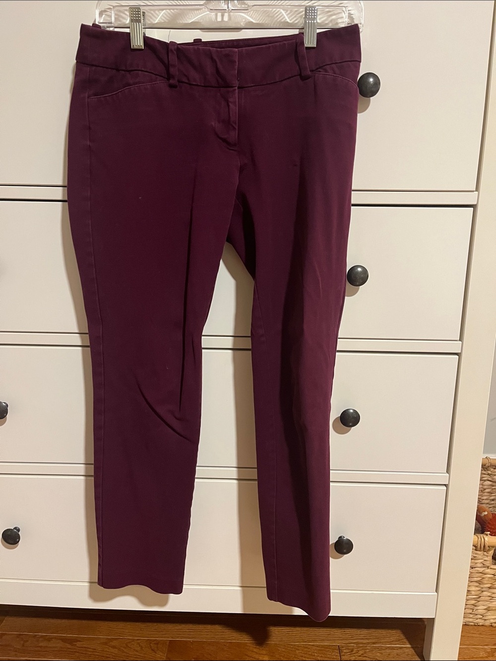 Mossimo Supply Co. Stretch Pants in Plum